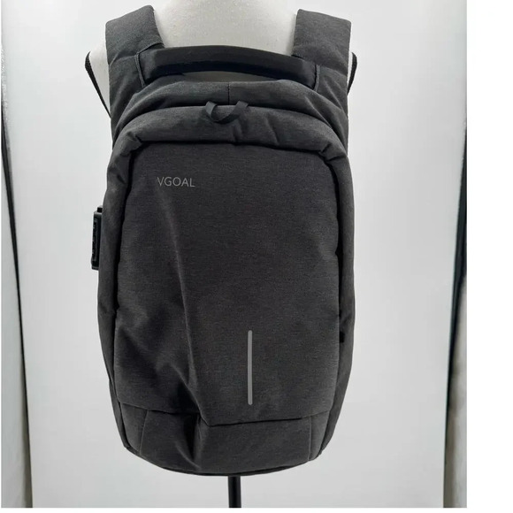 VGOAL Gray Laptop Travel Backpack 13.3‎ Inch Water Resistant Carry On Work Bag - Picture 1 of 12